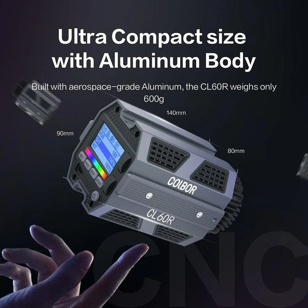 COLBOR CL60R RGB Video Light Full Color Bowens Mount APP Control Video Light - Vitopal