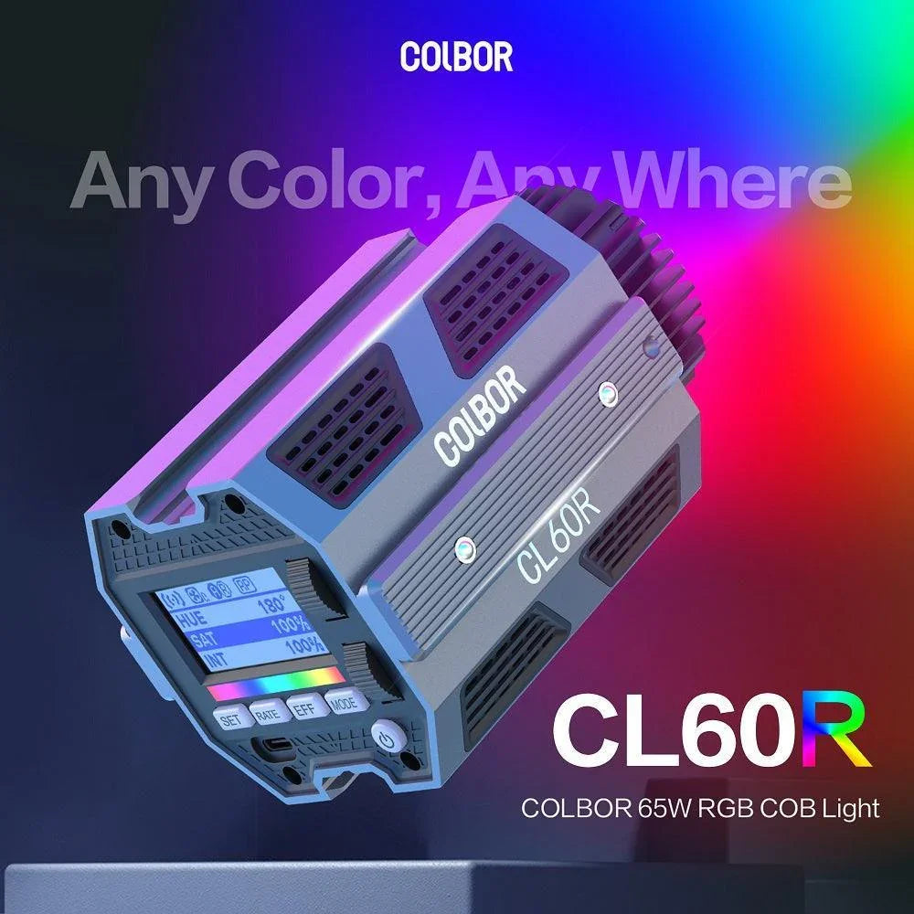 COLBOR CL60R RGB Video Light Full Color Bowens Mount APP Control Video Light - Vitopal