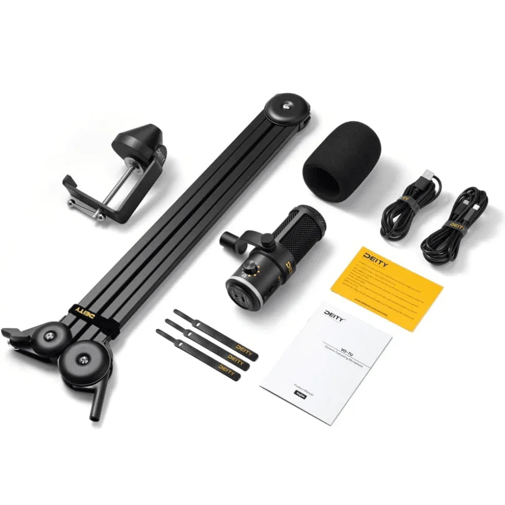 Deity VO-7U Boom Arm Kit USB Dynamic Podcast Microphone - Vitopal