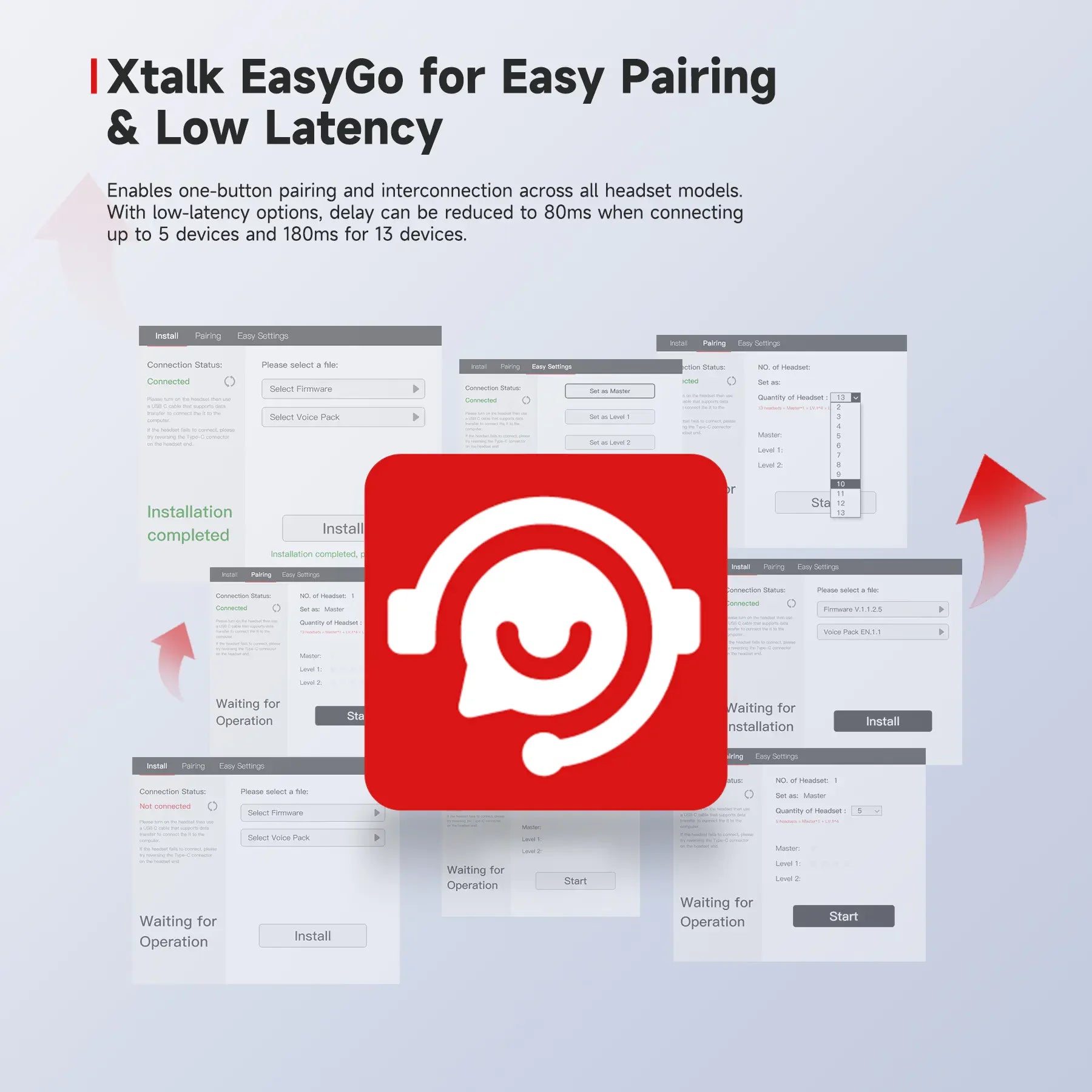 Synco Xtalk Xmax Wireless Intercom System Dual-ear Headsets - Vitopal