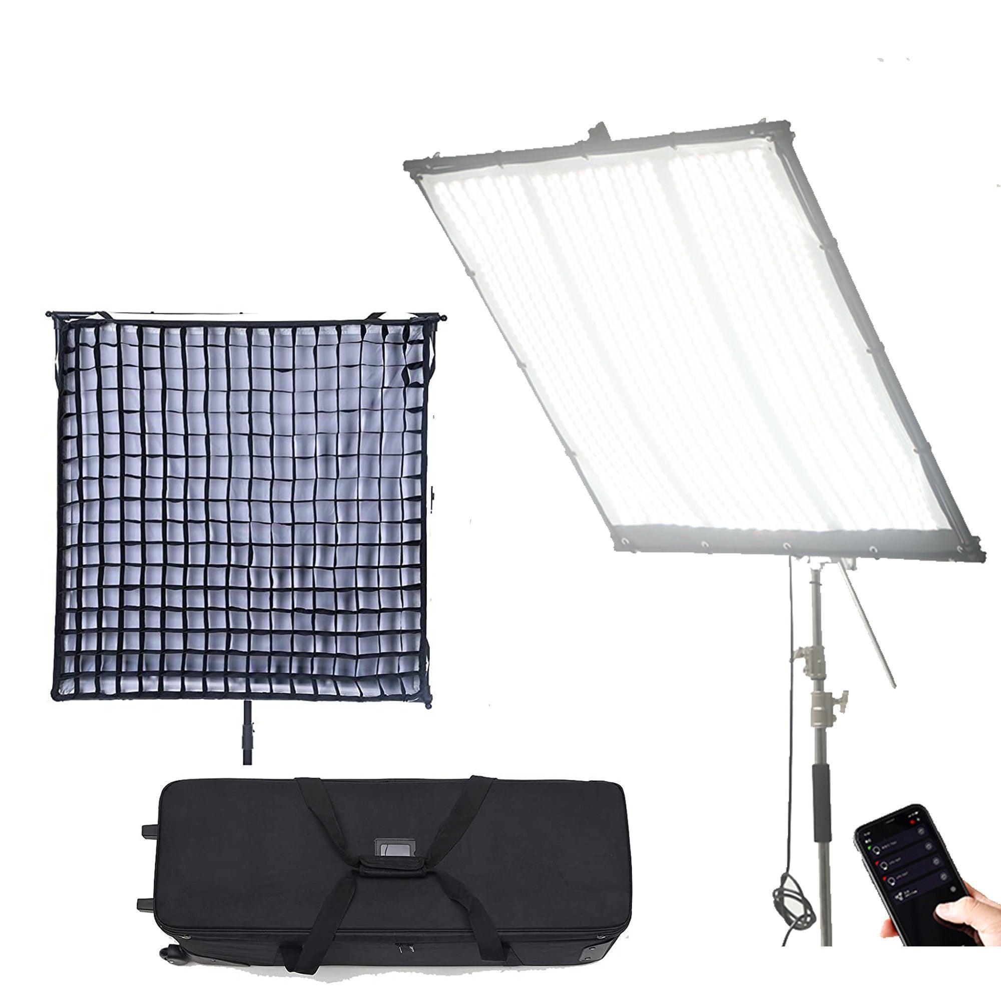 FalconEyes RX-120TDX(III) 680W ROLL-Flex LED Light with Honeycomb Grid Softbox - Vitopal