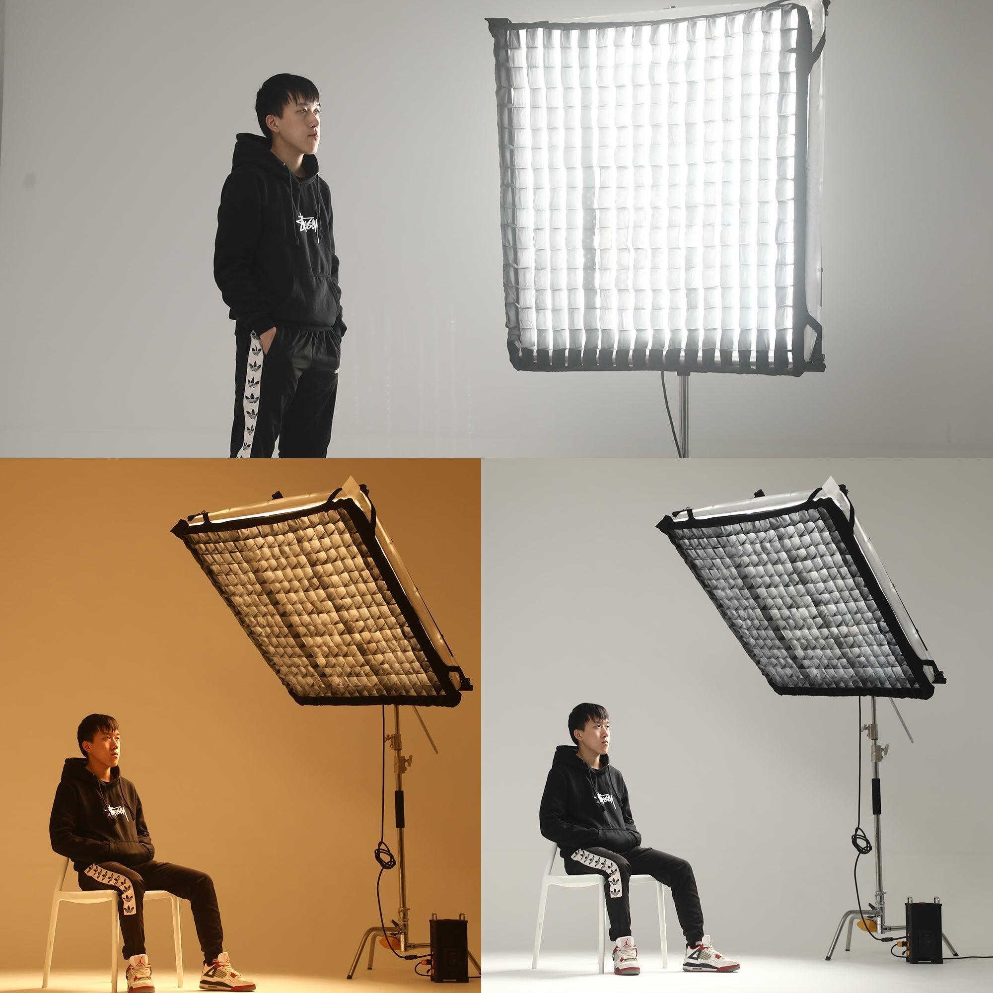 FalconEyes RX-120TDX(III) 680W ROLL-Flex LED Light with Honeycomb Grid Softbox - Vitopal