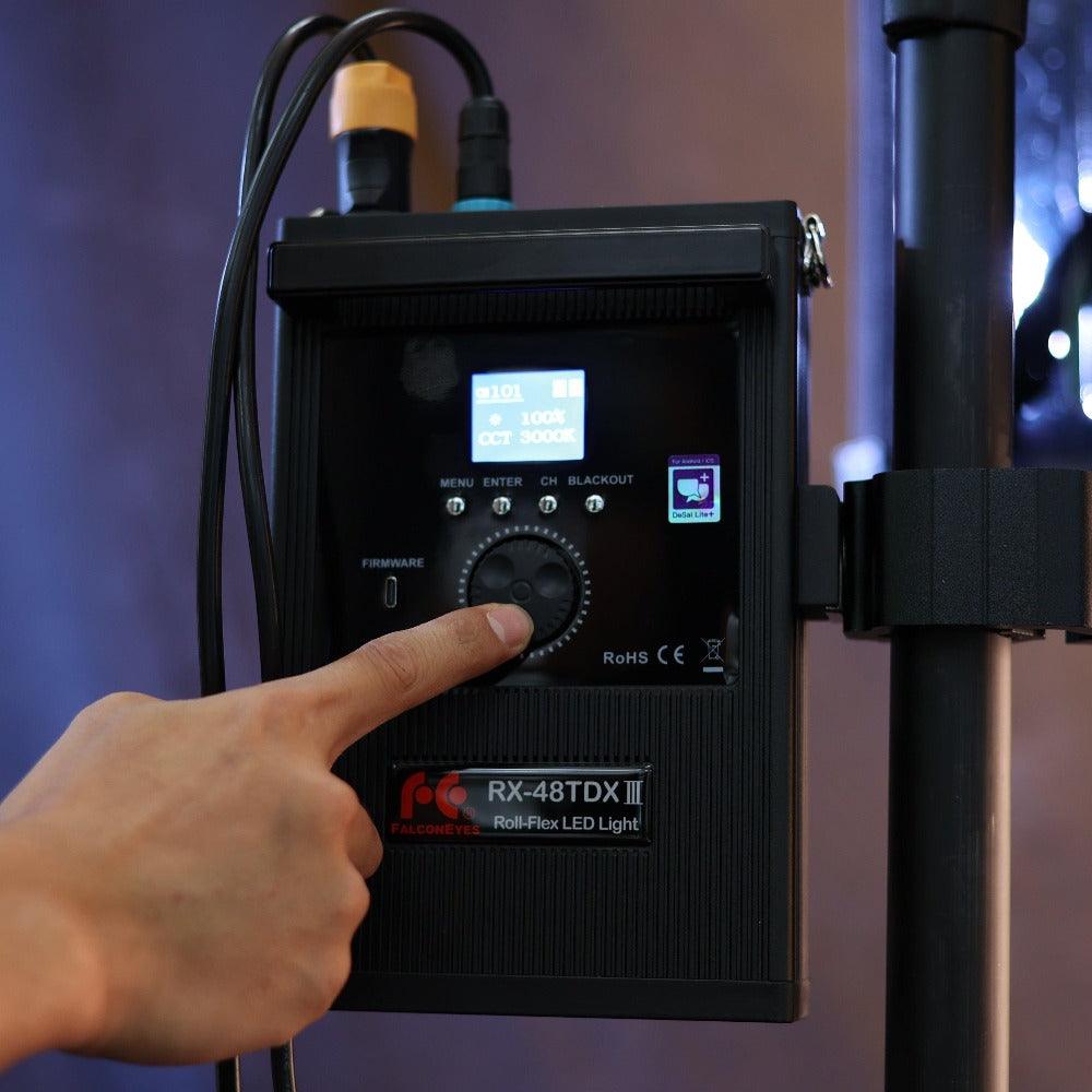 FalconEyes RX-48TDX(III) 360W High Power Flexible LED with Honeycomb Grid Softbox - Vitopal