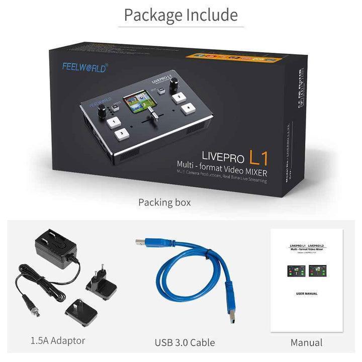 FEELWORLD LIVEPRO L1 V1 Multi Kamera Video Mixer Switcher - Vitopal