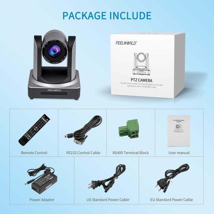 FEELWORLD POE20X SDI/HDMI POE PTZ Camera with 20x Optical Zoom - Vitopal
