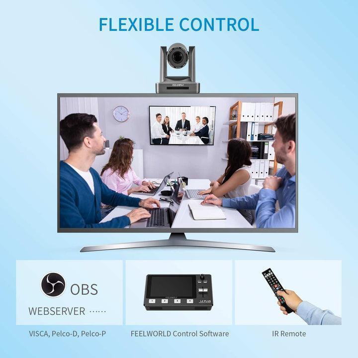 FEELWORLD POE20X SDI/HDMI POE PTZ Camera with 20x Optical Zoom - Vitopal