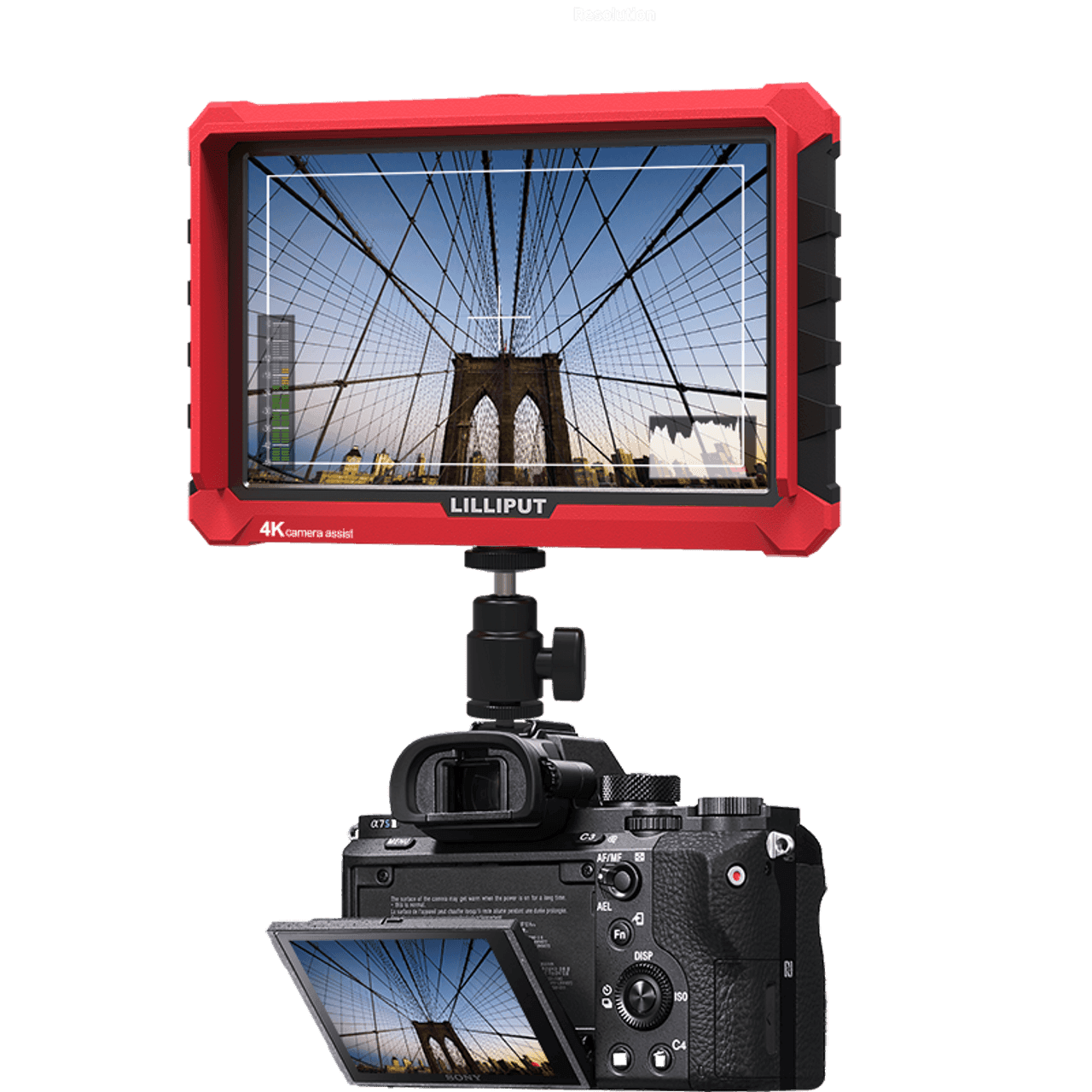 Lilliput A7S 7 Inch Full HD Monitor with 4K Camera Assist - Vitopal