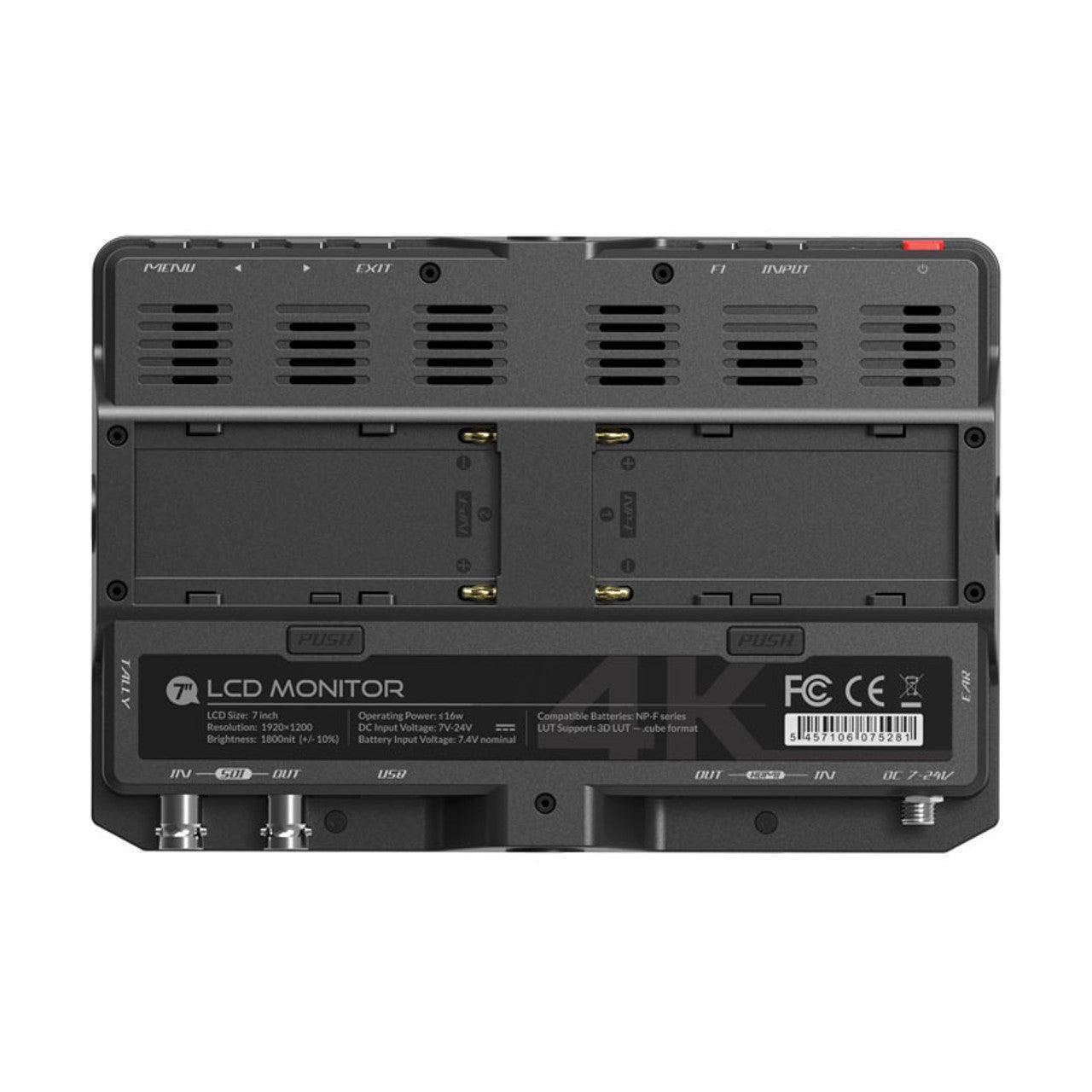 Lilliput H7S 7Inch 4K HDMI/3G-SDI Ultra-Bright On-Camera Monitor - Vitopal