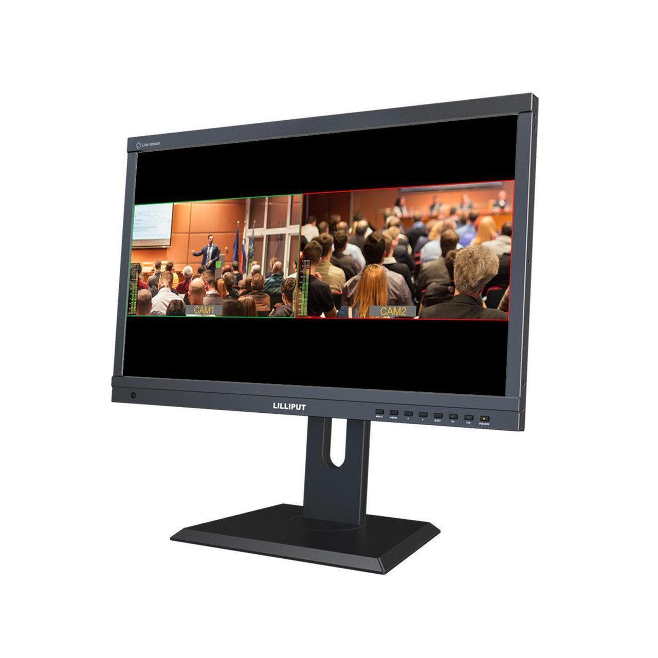 Lilliput PVM220S 21.5 Inch 3G-SDI/HDMI Quad-Split Broadcast Monitor - Vitopal