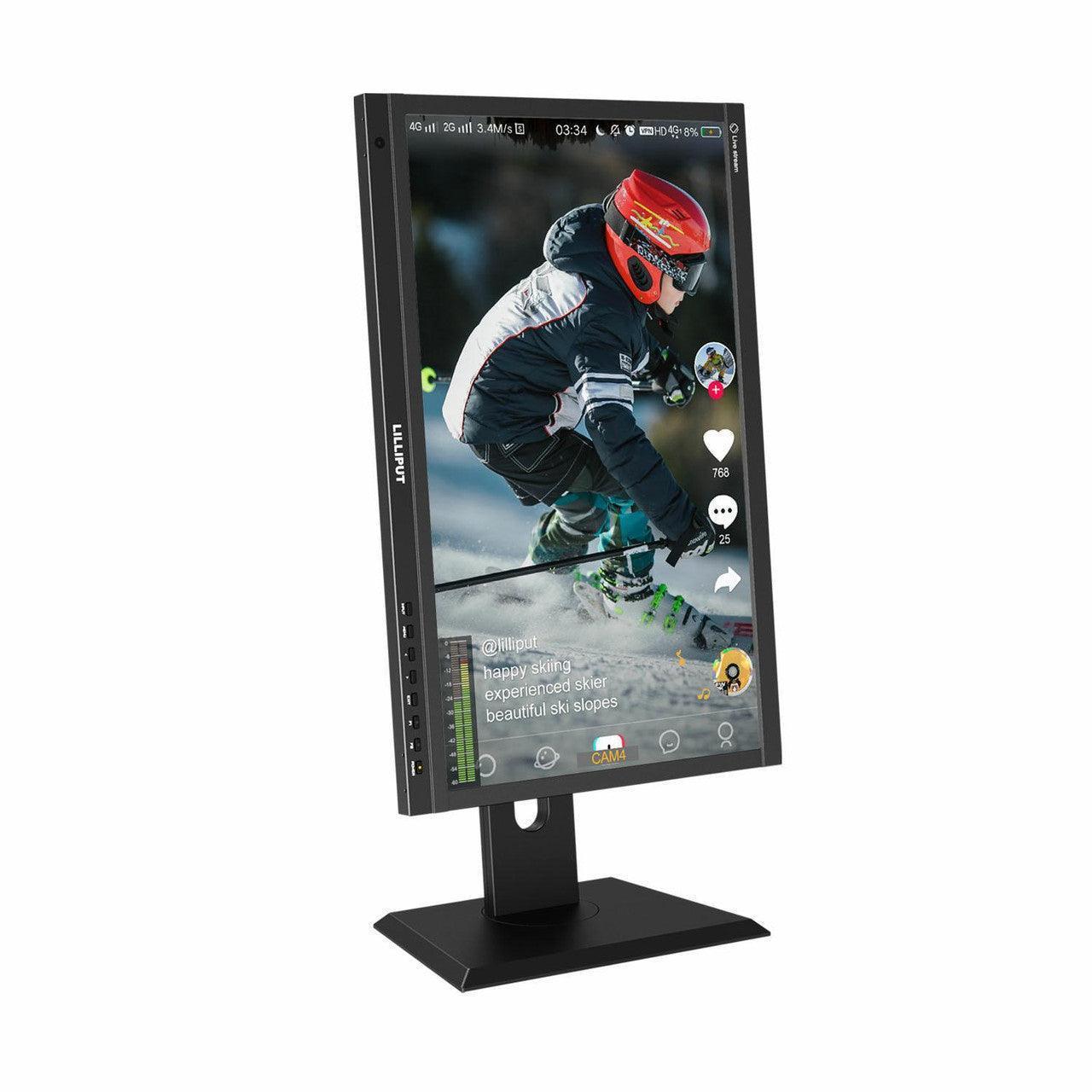 Lilliput PVM220S 21.5 Inch 3G-SDI/HDMI Quad-Split Broadcast Monitor - Vitopal