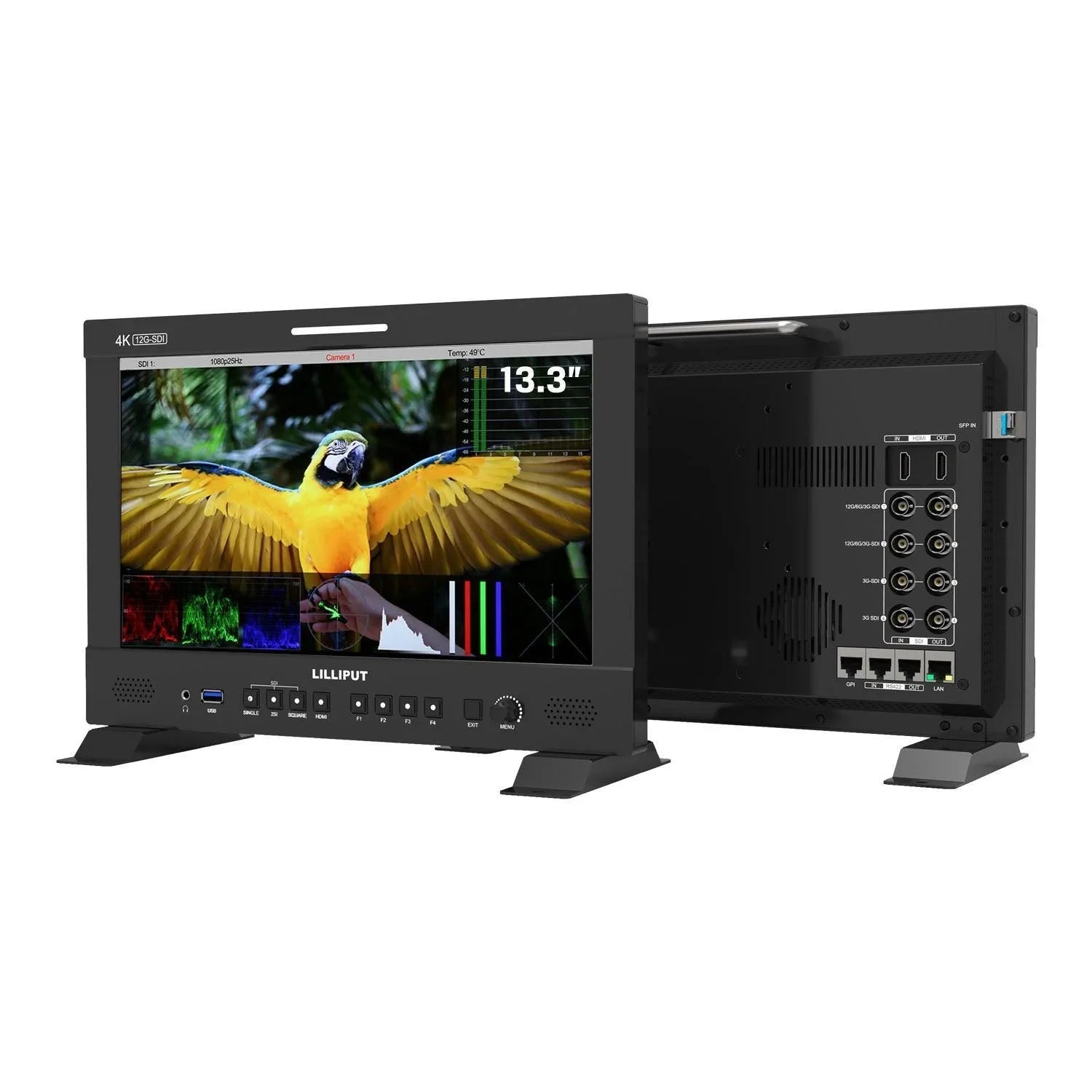 Lilliput Q13 13.3" 12G-SDI studio / broadcast monitor - Vitopal