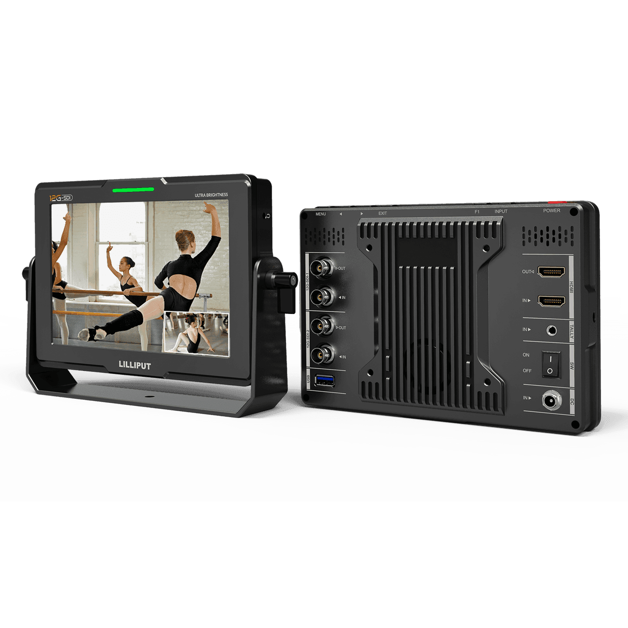 Lilliput Q7-12G 7Inch HD 12G-SDI/HDMI 2.0 Ultra-Bright On-Camera Monitor - Vitopal