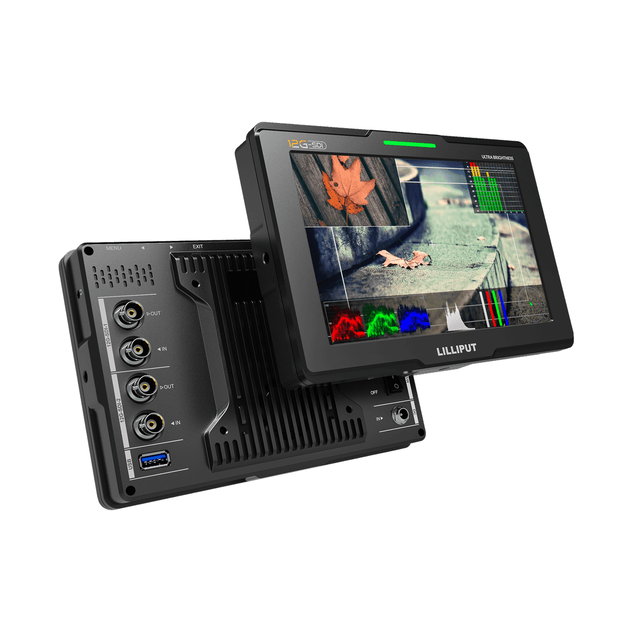 Lilliput Q7-12G 7Inch HD 12G-SDI/HDMI 2.0 Ultra-Bright On-Camera Monitor - Vitopal