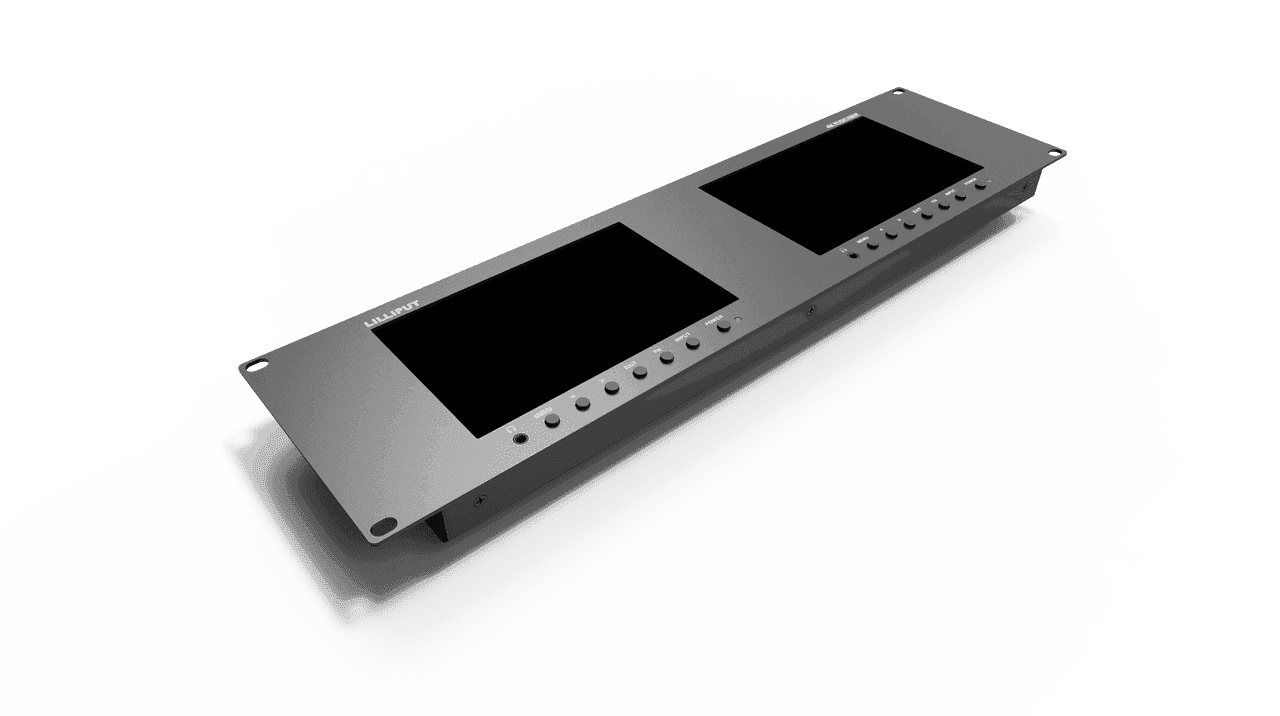 Lilliput RM-7029S Dual 7 inch 3RU rackmount SDI Monitor - Vitopal