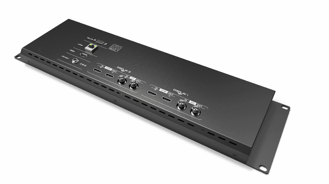 Lilliput RM-7029S Dual 7 inch 3RU rackmount SDI Monitor - Vitopal