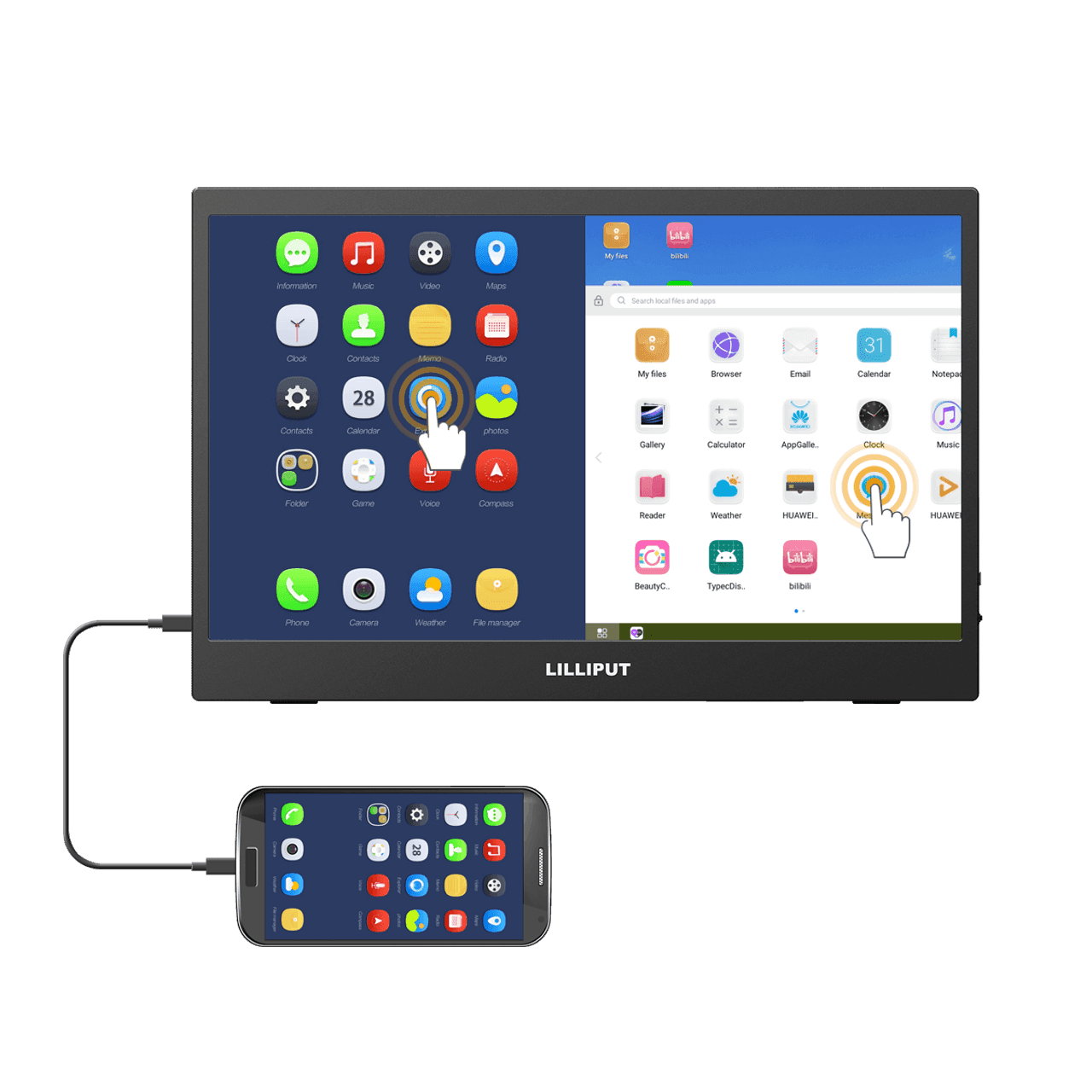 Lilliput UMTC-1400 14 Inch Full HD Portable Touchscreen LED Monitor - Vitopal