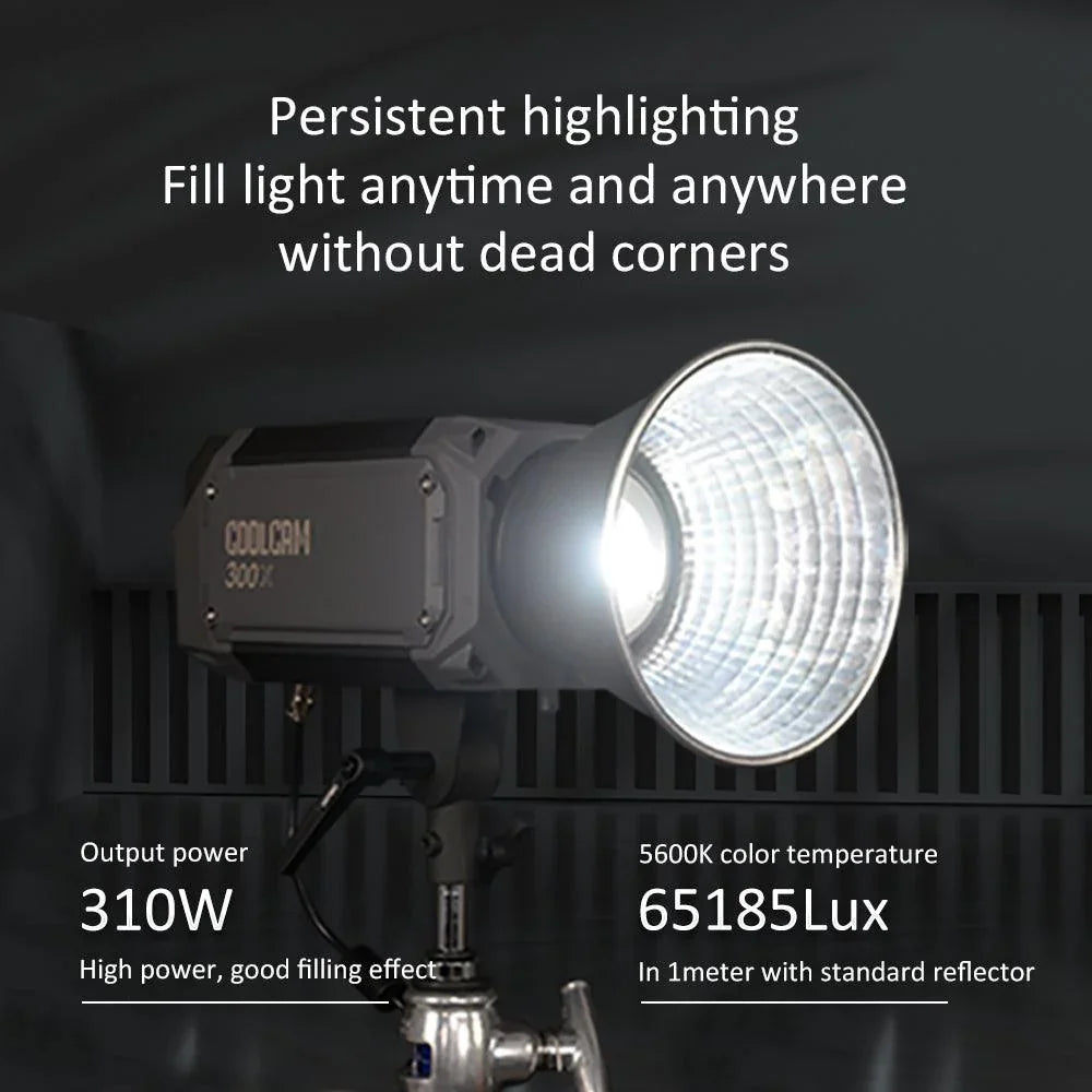 LS Coolcam 300X Bi-color Professional monolight style fill light High brightness - Vitopal
