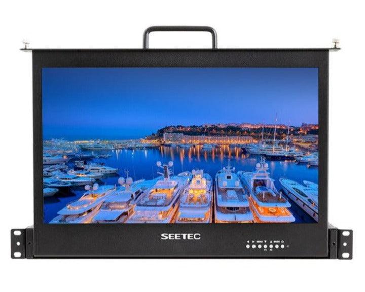 Seetec SC173-HSD-56 17.3 Inch 1920X1080 1RU Pull-Out Rack Mount Monitor HDMI SDI IN OUT