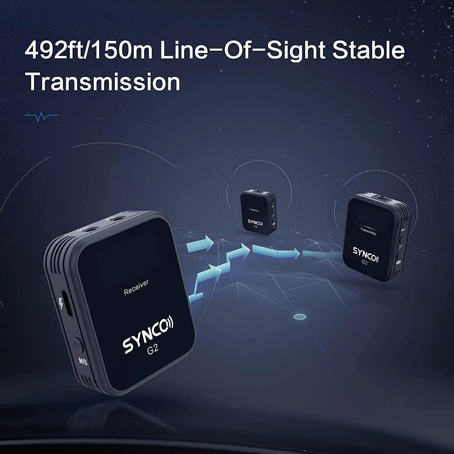 SYNCO G2(A2) 2.4GHz Digital Condenser Wireless Microphone - Vitopal