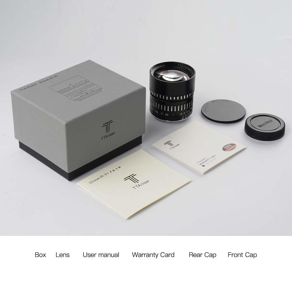 TTArtisan 50mm F0.95 Large Aperture Manual Fixed APS-C Lens - Vitopal
