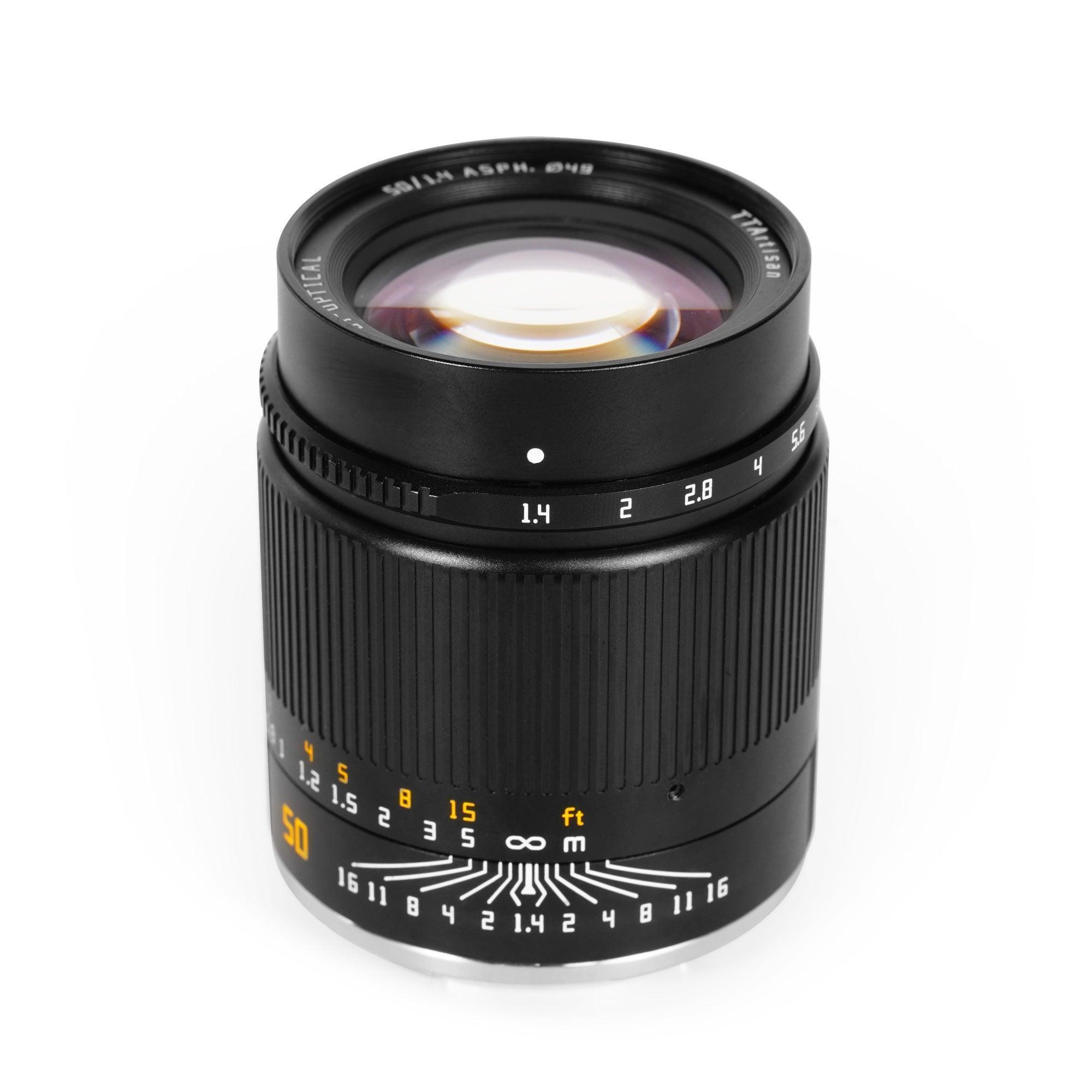 TTArtisan 50mm F1.4 ASPH Full Frame Large Aperture Portrait Manual Focus Lens - Vitopal