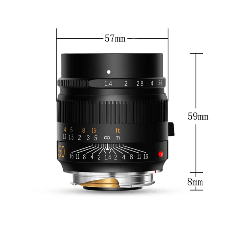 TTArtisan 50mm F1.4 ASPH Full Fame Large Aperture for Leica M - Vitopal