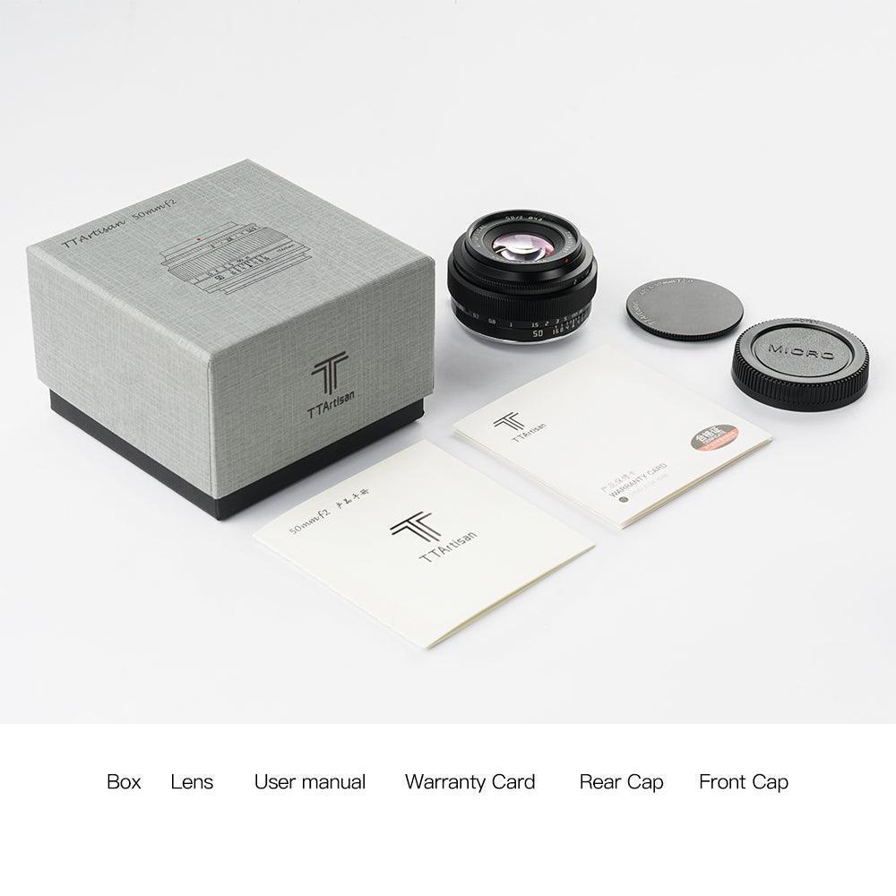 TTArtisan 50mm F2.0 Large Aperture Full Frame Lens - Vitopal