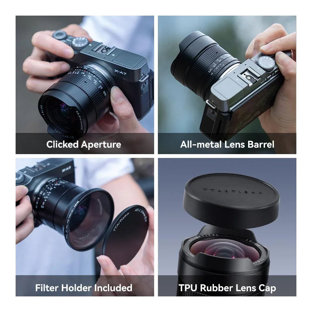 TTArtisan 10mm F2 Ultra Wide Angle APS-C Lens - Vitopal