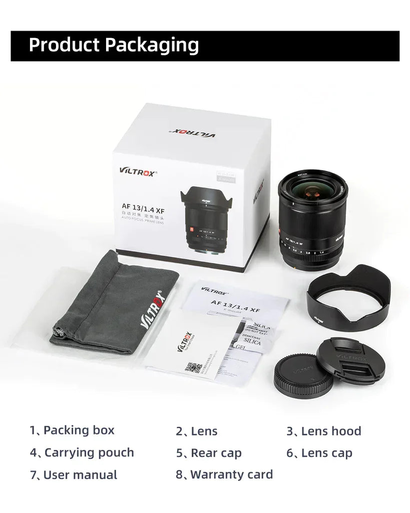 Viltrox AF 13mm F1.4 Ultra Wide Angle APS-C Lens for Fuji X Mirrorless Cameras - Vitopal