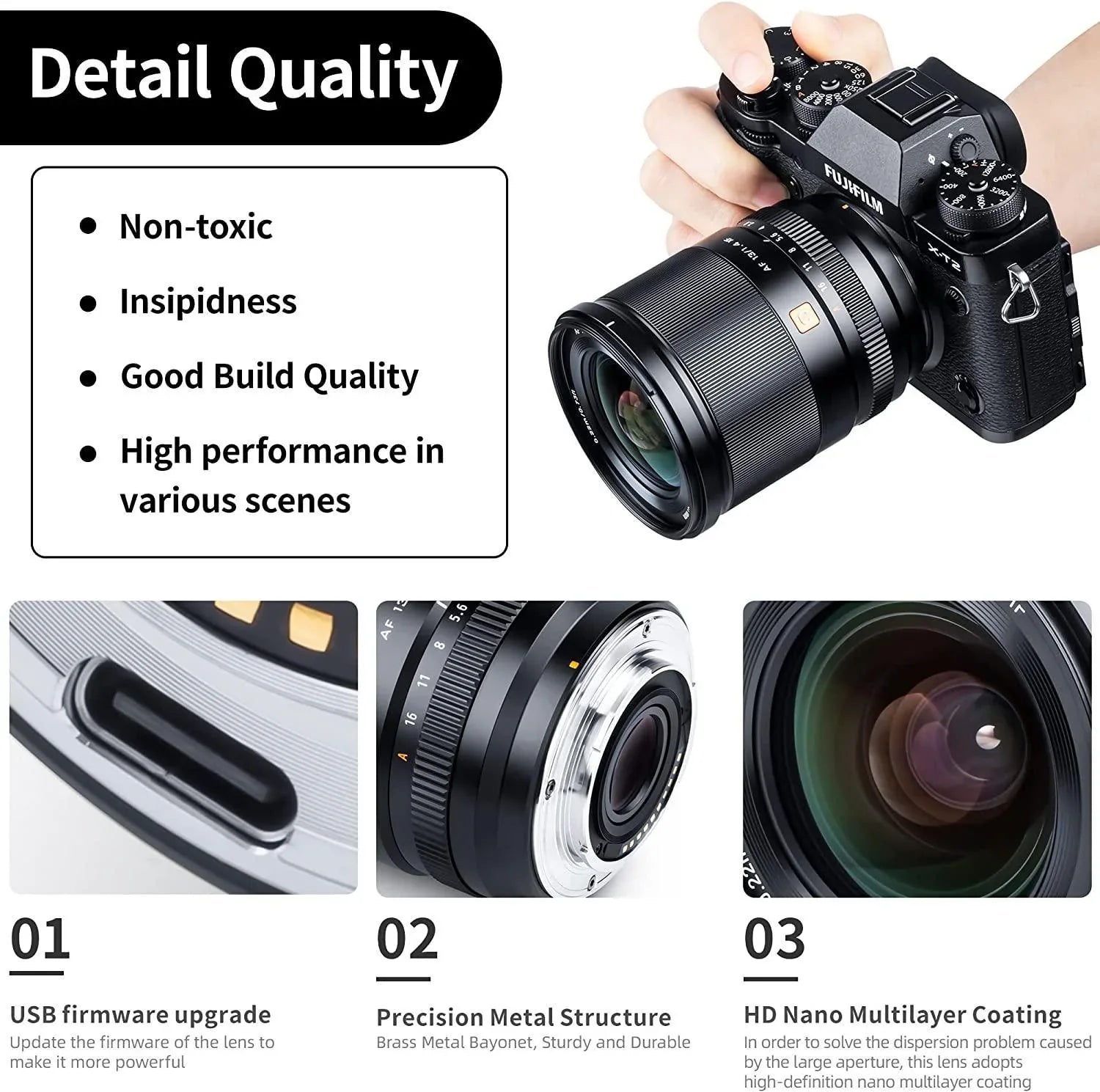 Viltrox AF 13mm F1.4 Ultra Wide Angle APS-C Lens for Fuji X Mirrorless Cameras - Vitopal