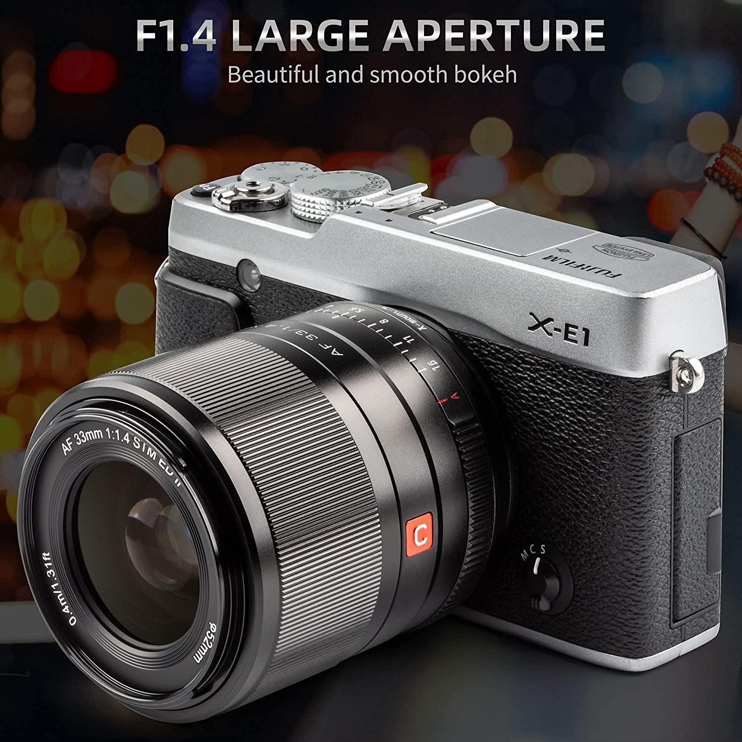 Viltrox AF 33mm f1.4 APS-C Lens For Fuji X-mount Mirrorless Camera - Vitopal
