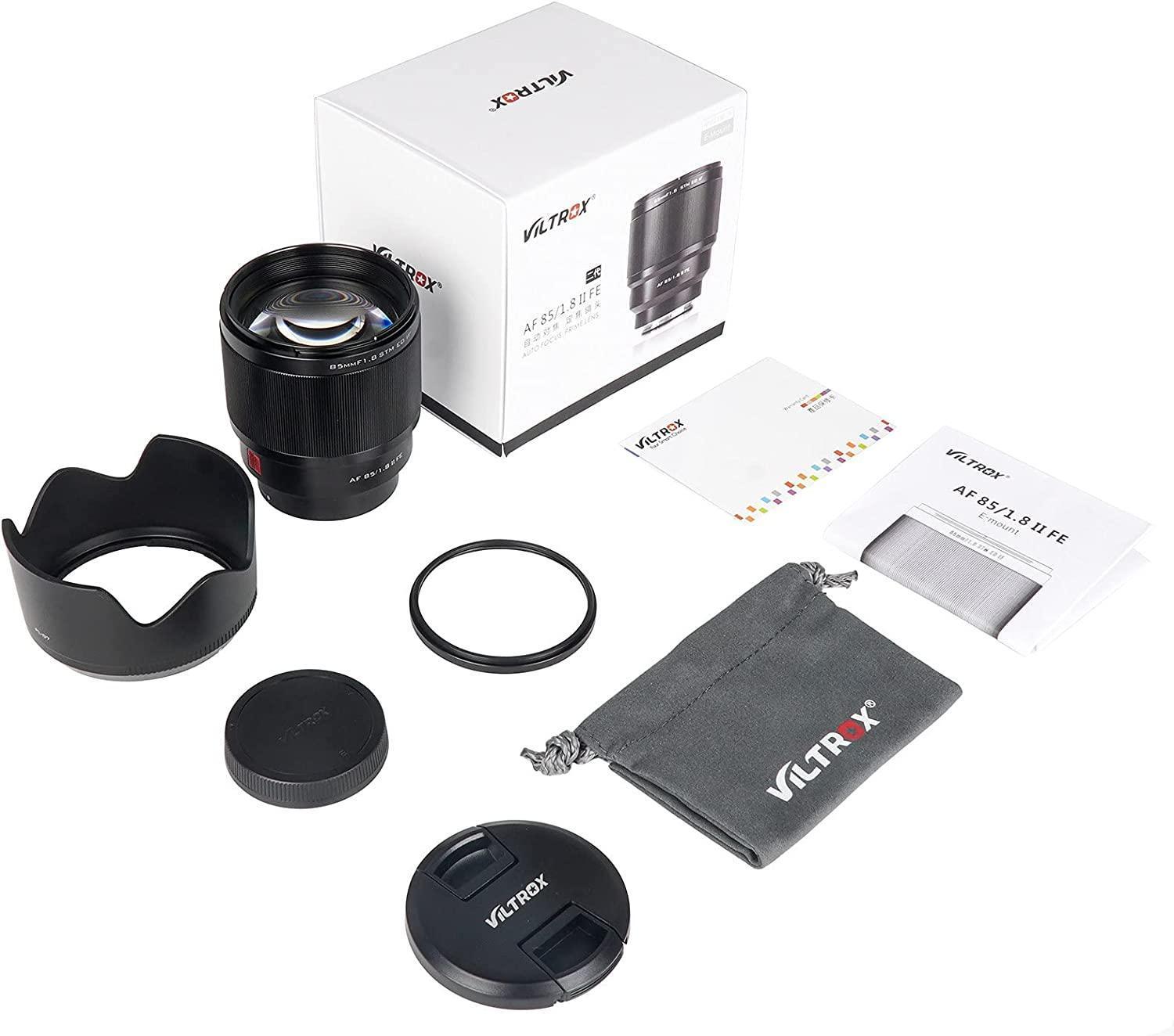 Viltrox AF 85mm F1.8 FE II Full Frame Lens for Sony E Mirrorless Camera - Vitopal