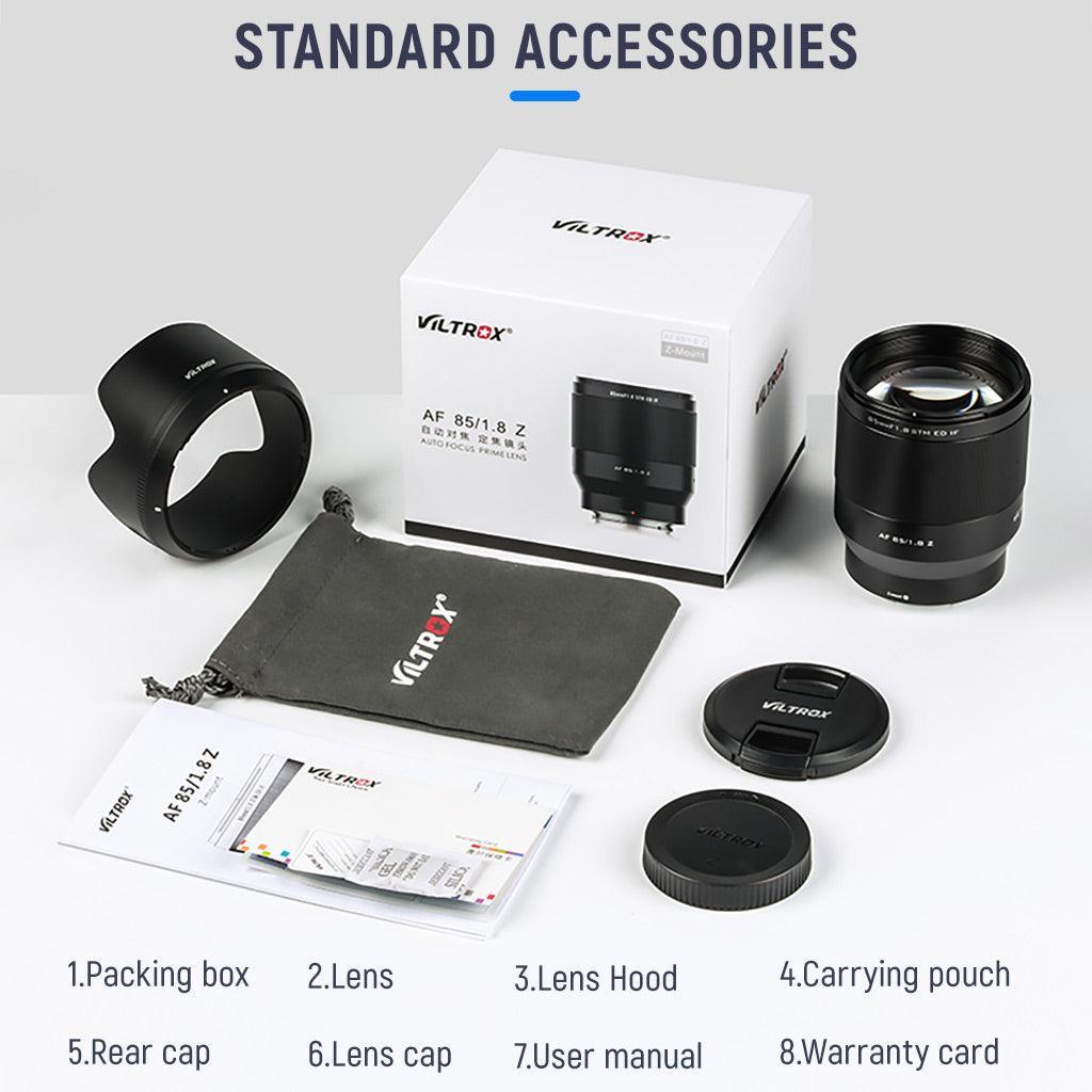 Viltrox AF 85mm F1.8 Full Frame Lens for Nikon Z Mirrorless Camera - Vitopal