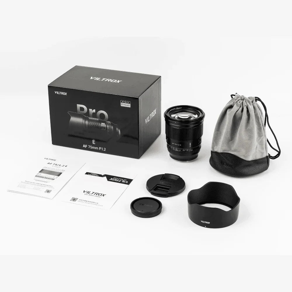 Viltrox AF 75mm F1.2 Pro Large Aperture APS-C Lens for Sony-E/Nikon Z - Vitopal