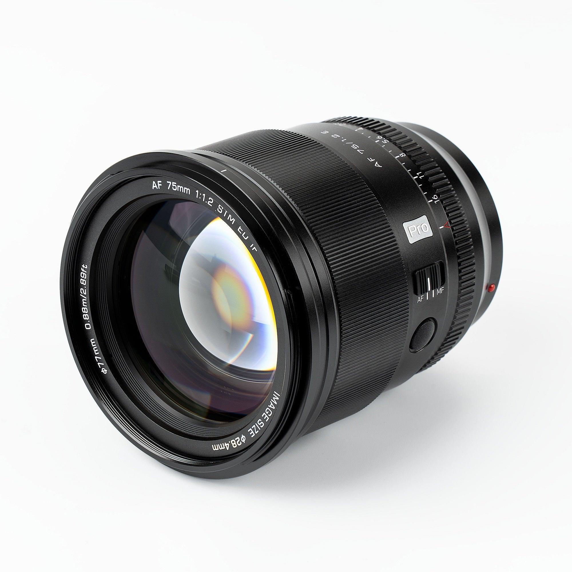 Viltrox AF 75mm F1.2 Pro Large Aperture APS-C Lens for Sony-E/Nikon Z - Vitopal