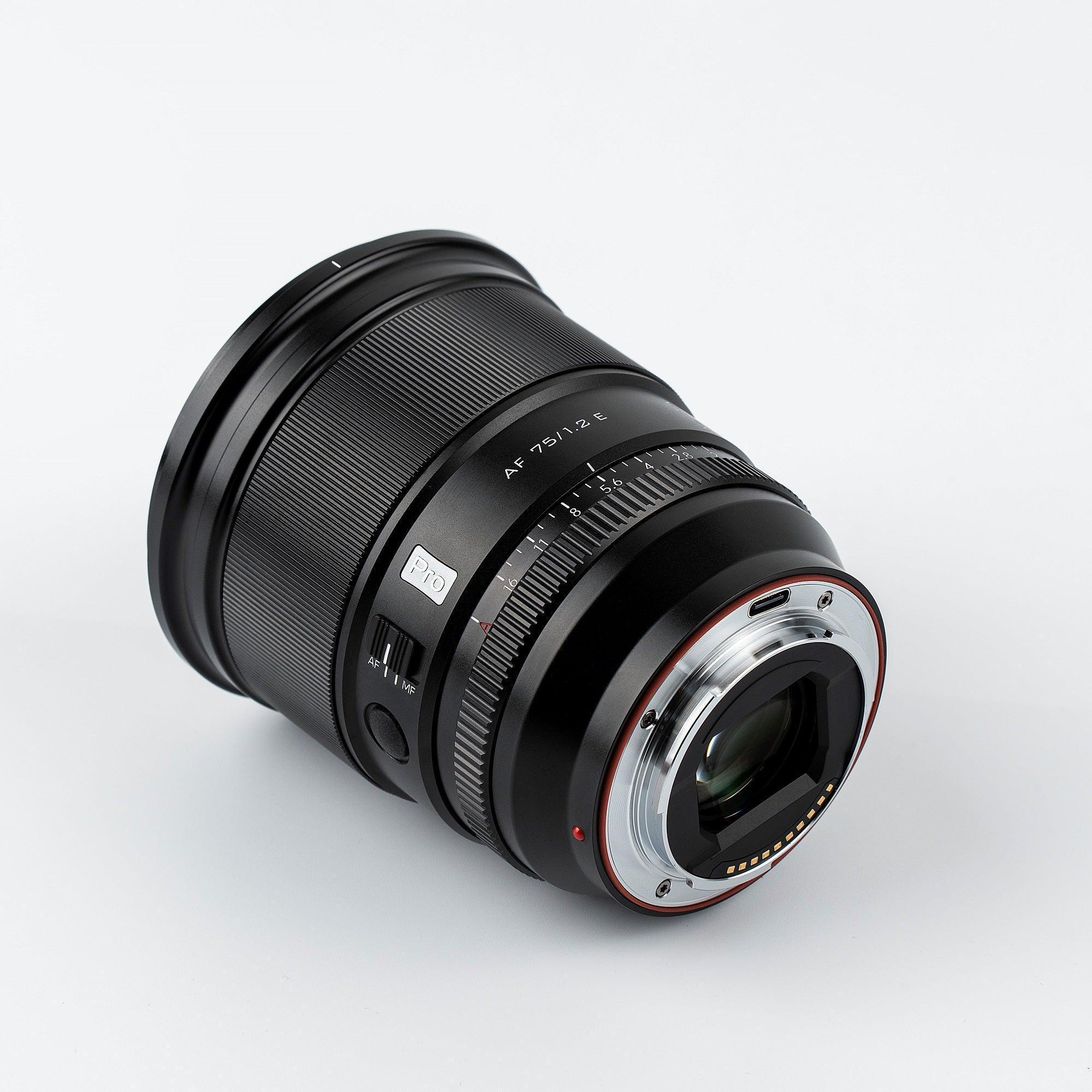 Viltrox AF 75mm F1.2 Pro Large Aperture APS-C Lens for Sony-E/Nikon Z - Vitopal