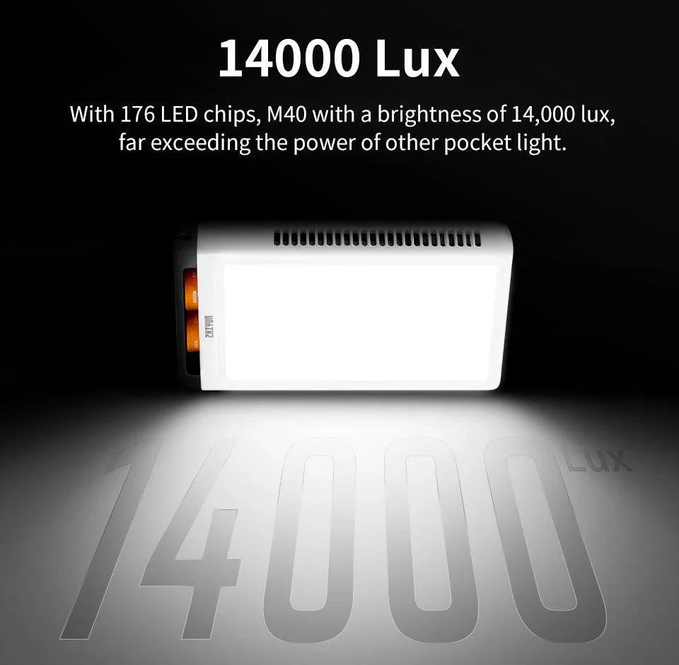 ZHIYUN FIVERAY M40 40W Daylight Powerful Pocket Light - Vitopal