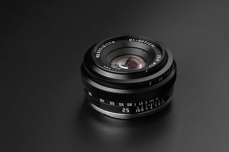 2022 Sep. New Release：TTArtisan 25mm F/2 APS-C Lens