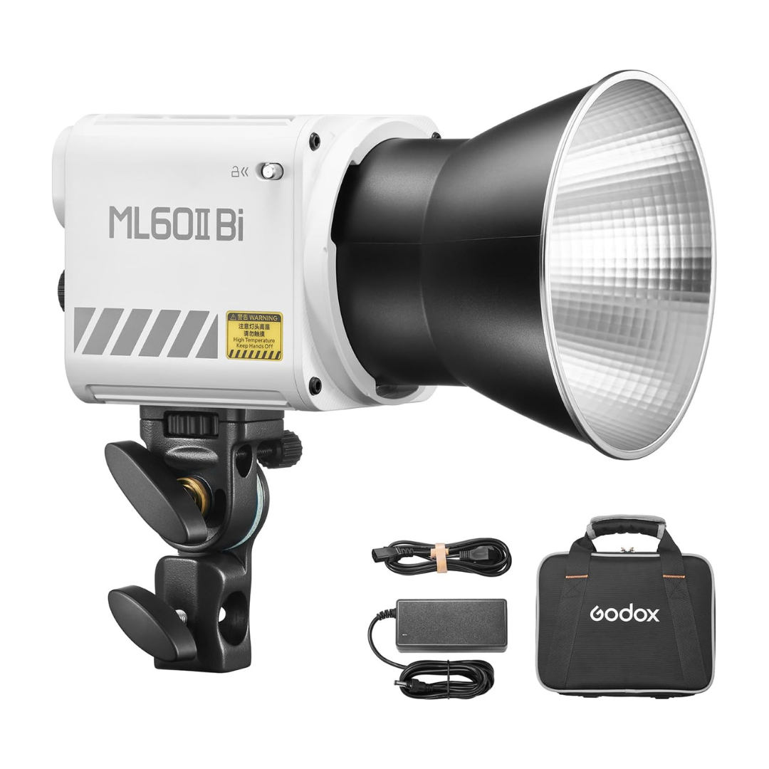 GODOX ML60II Bi 70W Luz de vídeo 2800K-6500K Luz de fotografía bicolor