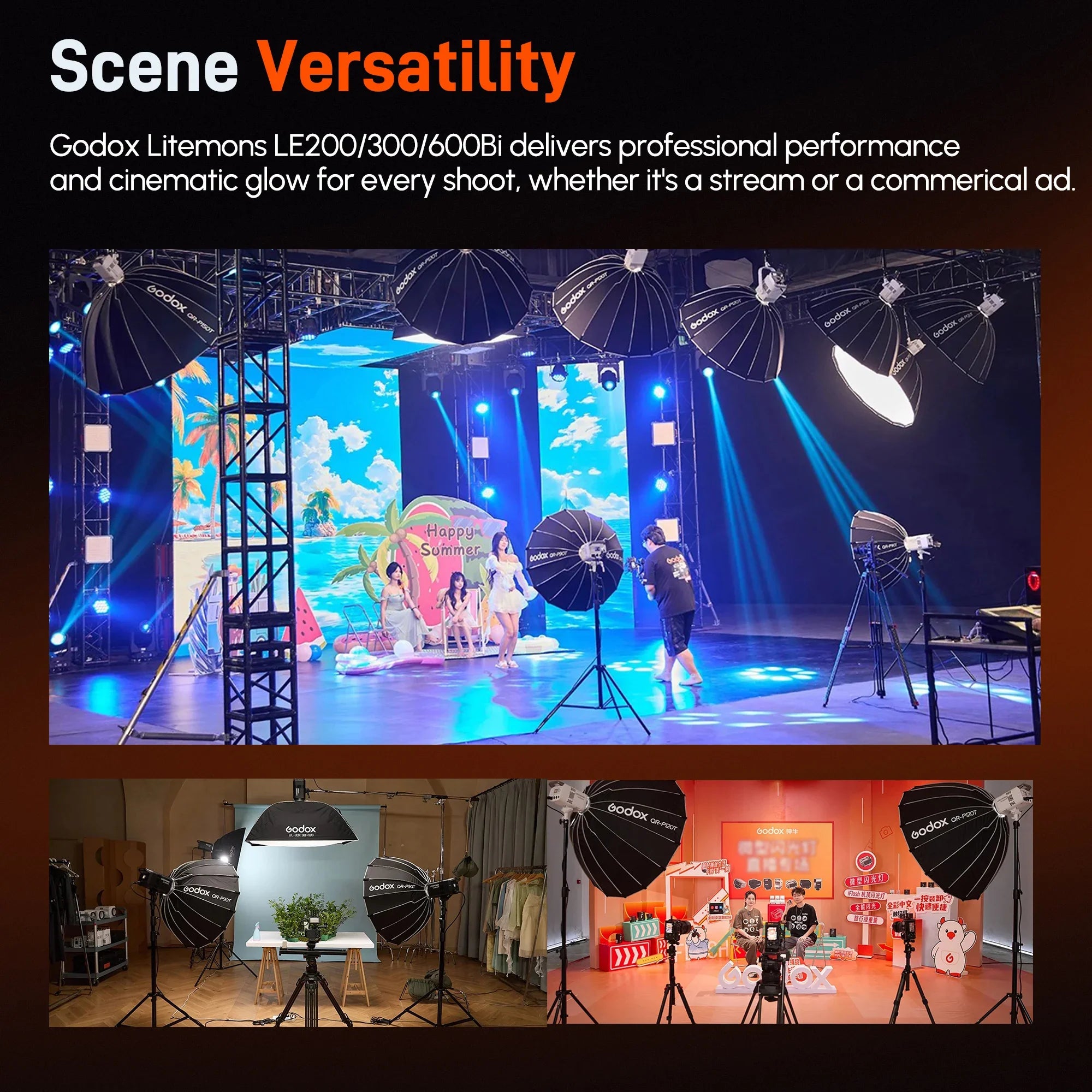 Godox Litemons LE300Bi LED Video Light