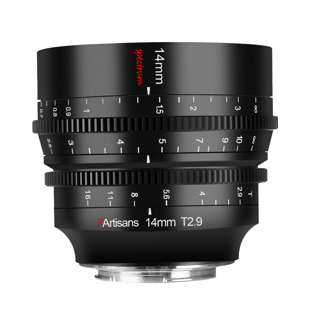 7Artisans 14mm T2.9 Cine Lens Full Frame Ultra Wide Angle Lens