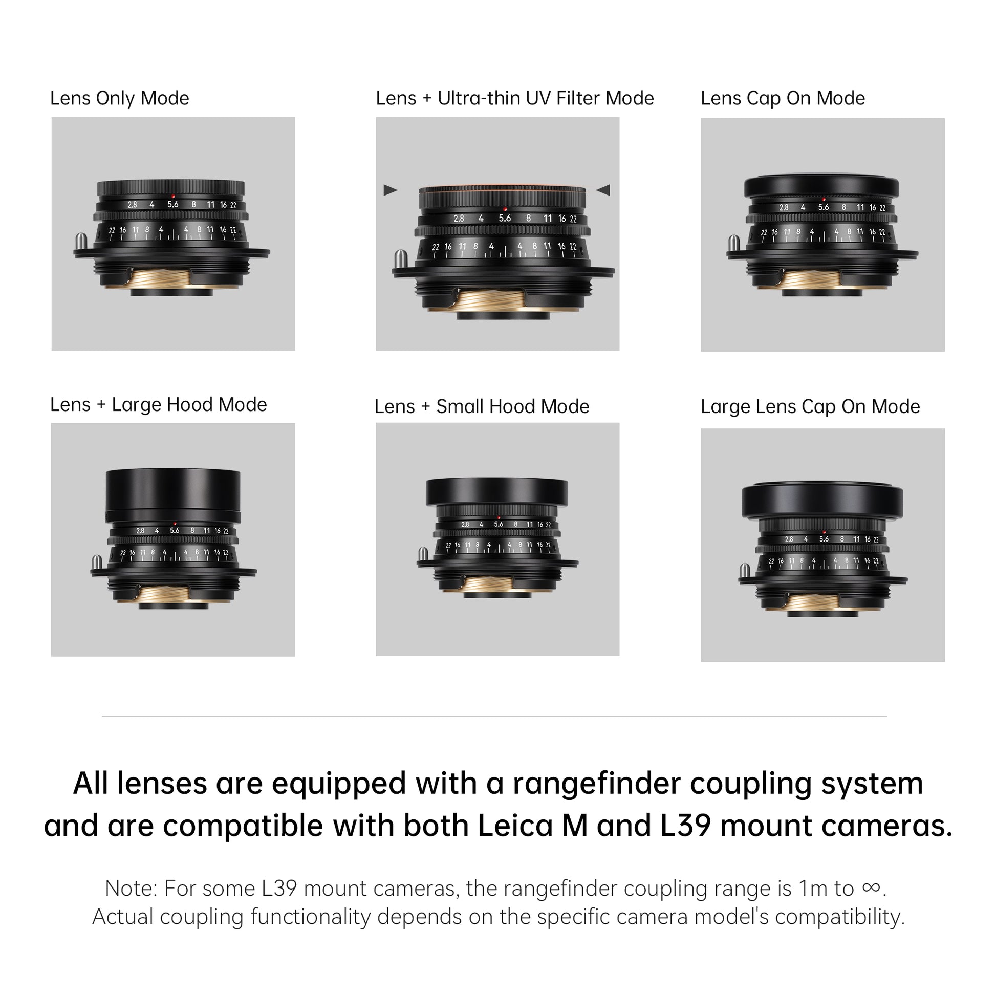 7artisans M 35mm F2.8 Lens for Leica M / L39