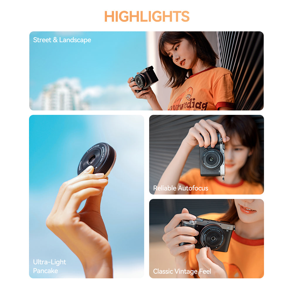 TTARTISAN AF 24mm F3.8 mini Full Frame Pancake Lens