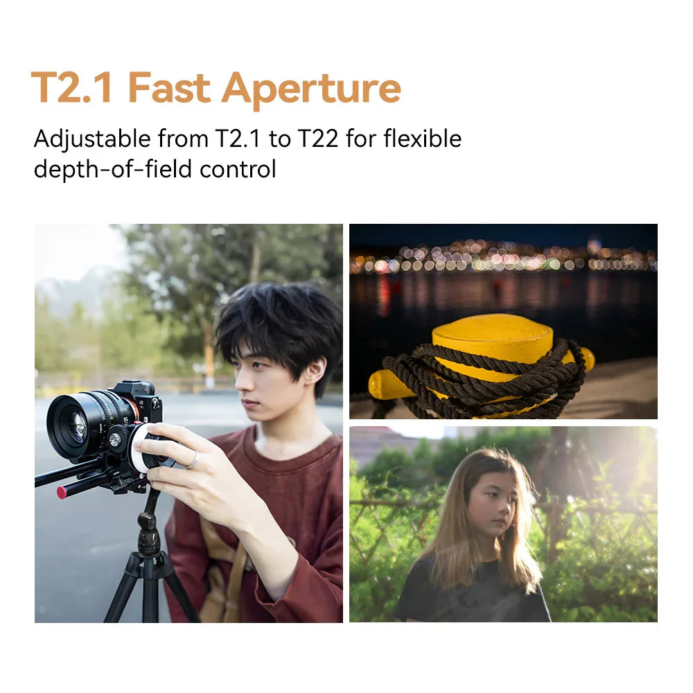 TTartisan 50mm T2.1 Dual-Bokeh Cine Lens