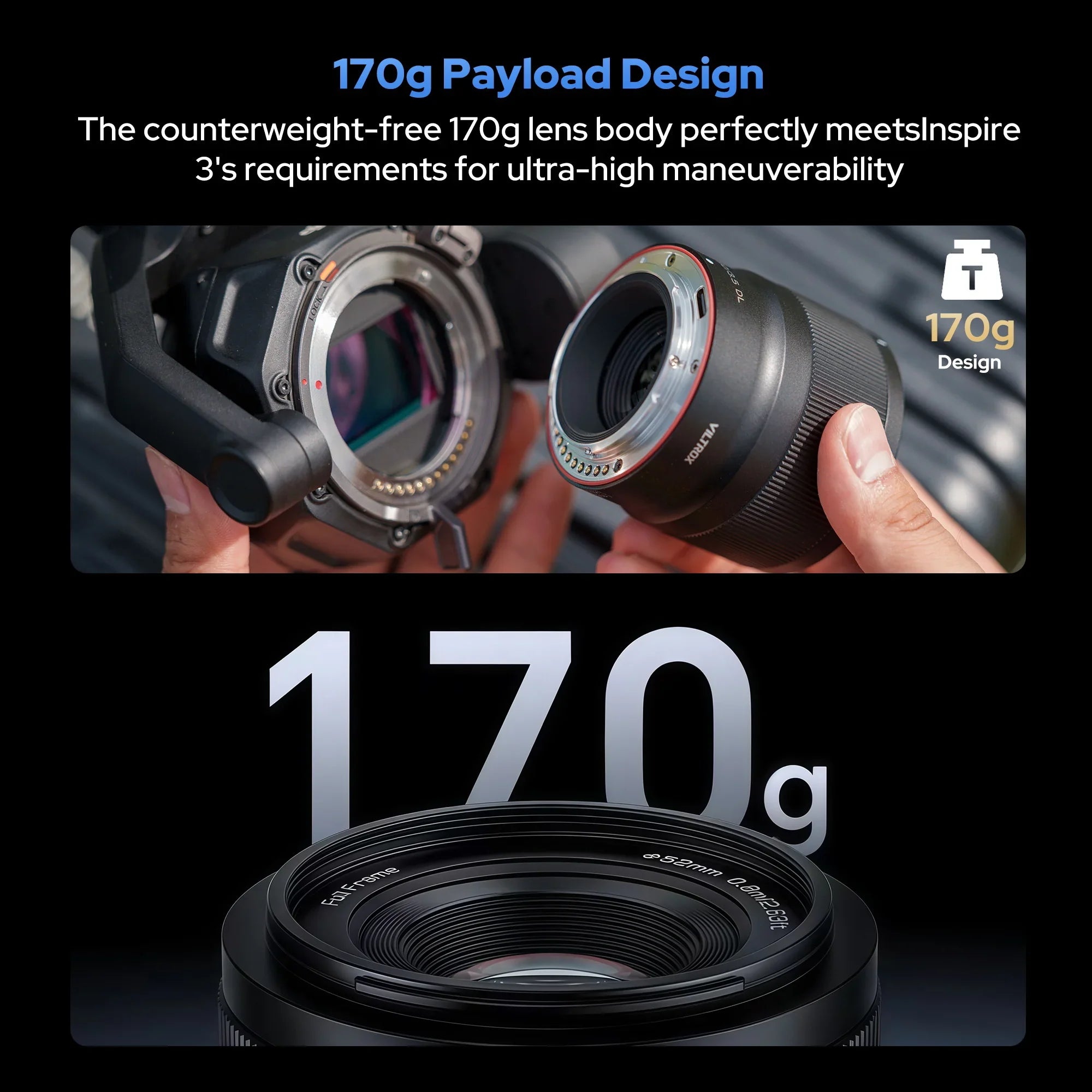 Viltrox AF 90mm Full-Frame Lens DL Mount for DJI