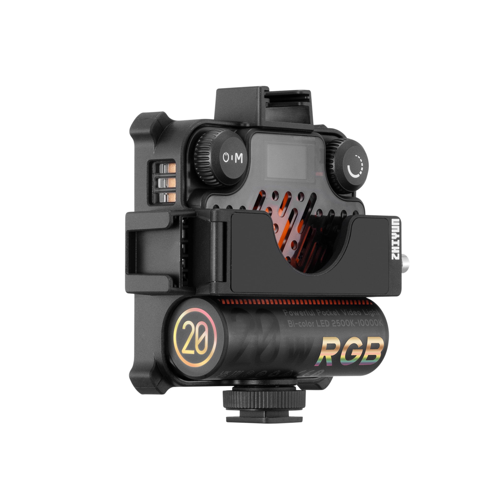 ZHIYUN FIVERAY M20C RGB Video Light 20W Portable Camera Light Support