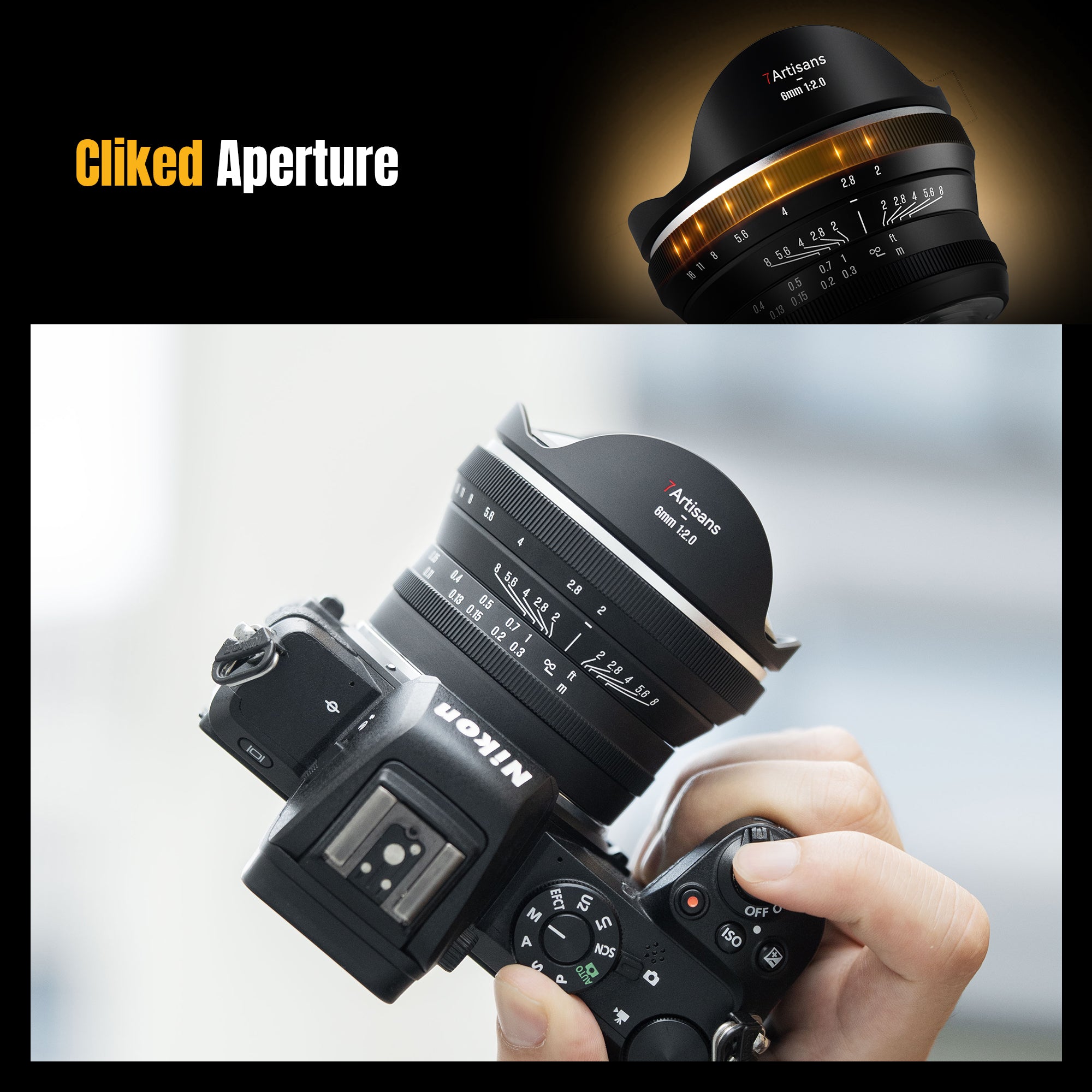 7artisans 6mm F2 APS-C Fisheye Lens