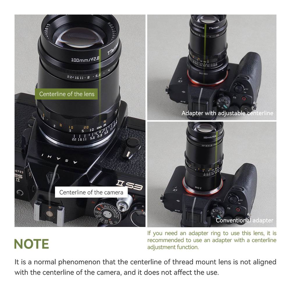 TTArtisan 100mm F2.8 Soap Bubble Bokeh Full Frame Lens for M42