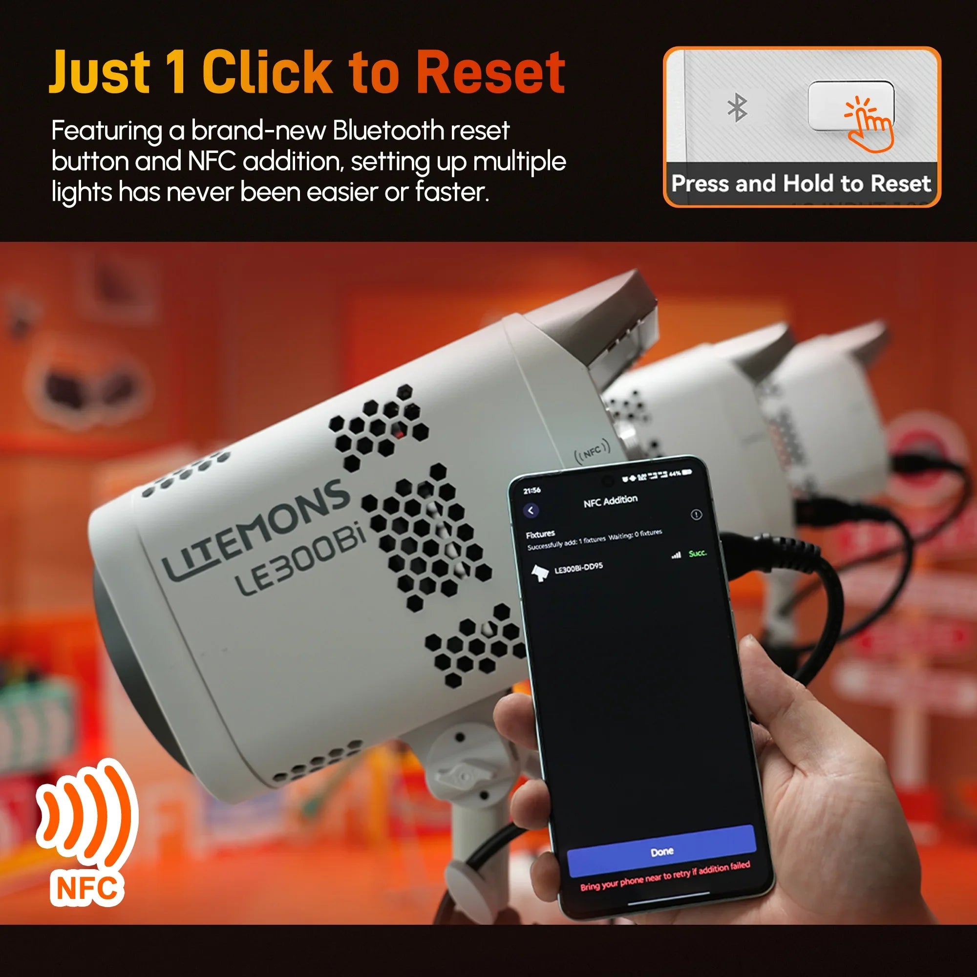 Godox Litemons LE300Bi LED Video Light