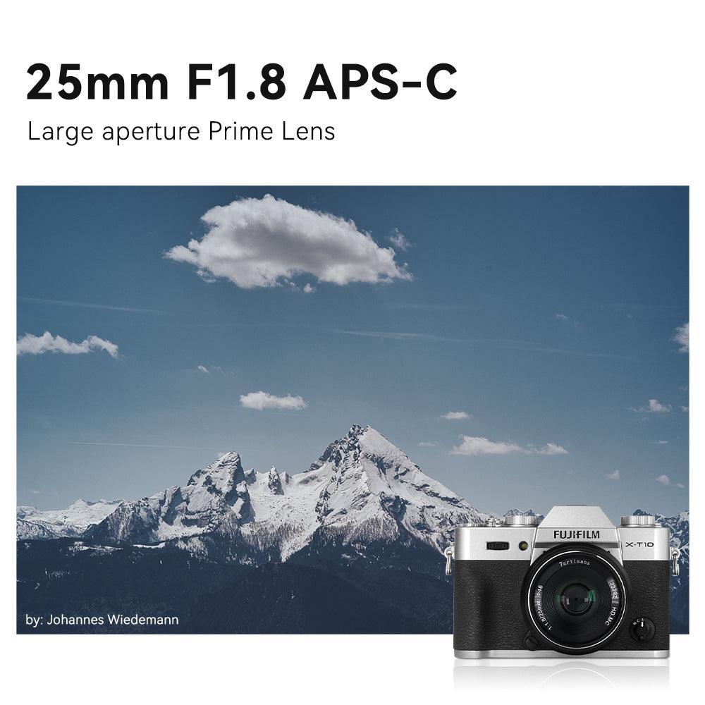 7Artisans 25mm F1.8 APS-C Manual Focus APS-C Lens - Vitopal